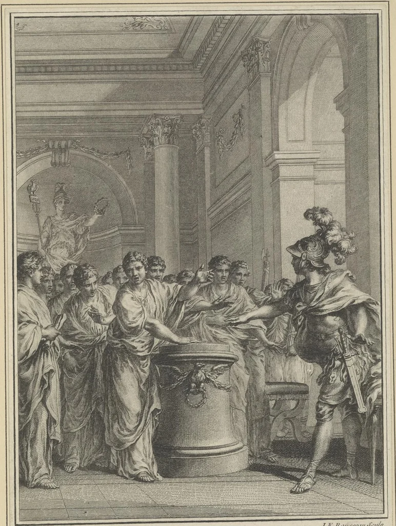 An illustration from Eighteenth century French vignettes and illustrations, 1900, leaf 26