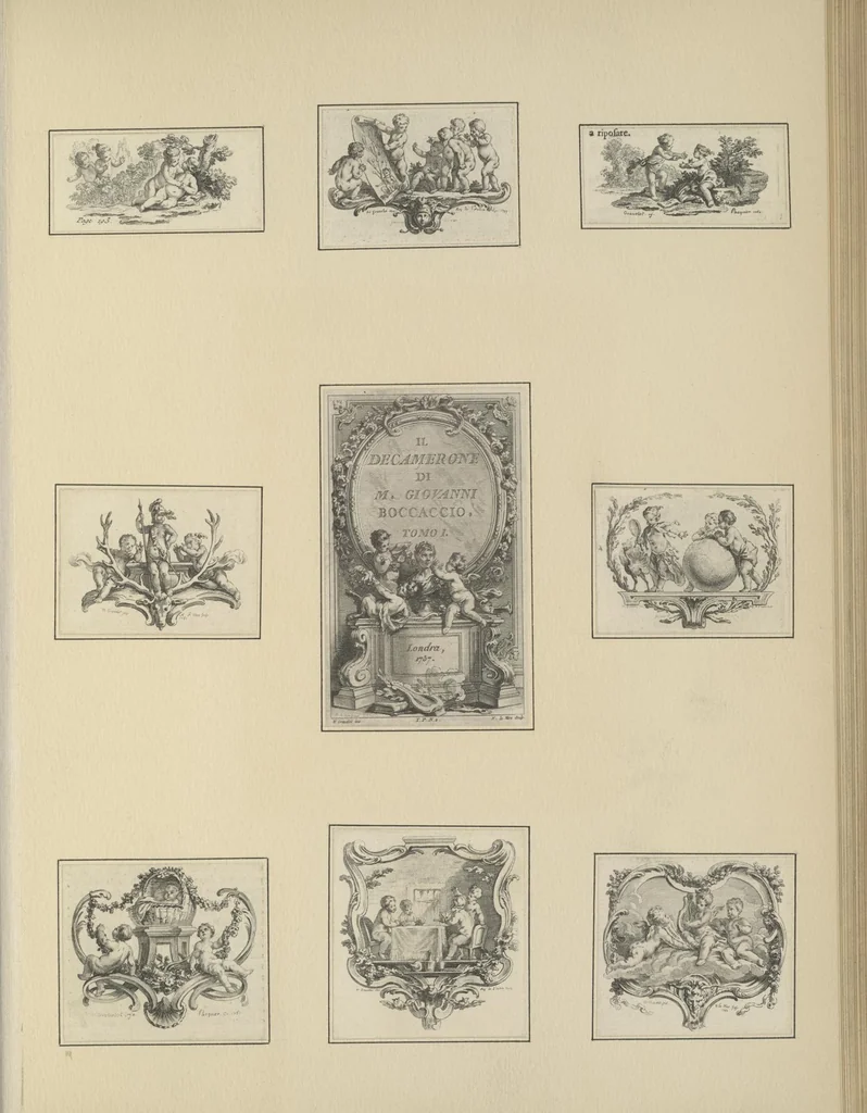 An illustration from Eighteenth century French vignettes and illustrations, 1900, leaf 34