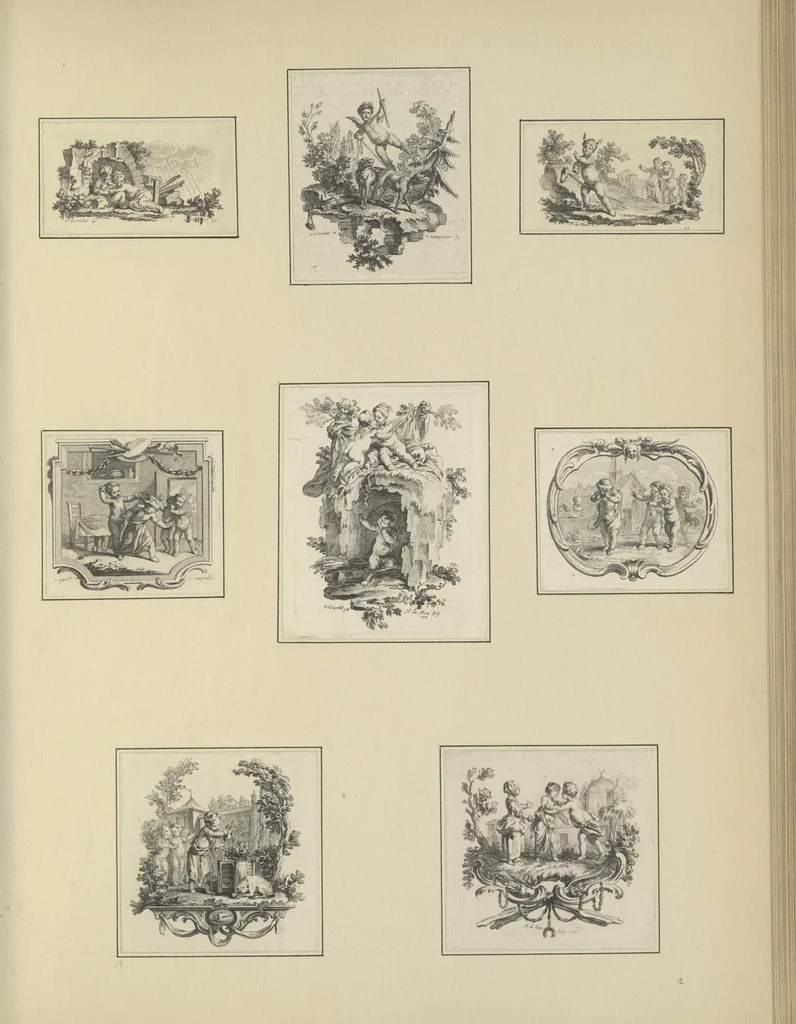 An illustration from Eighteenth century French vignettes and illustrations, 1900, leaf 44