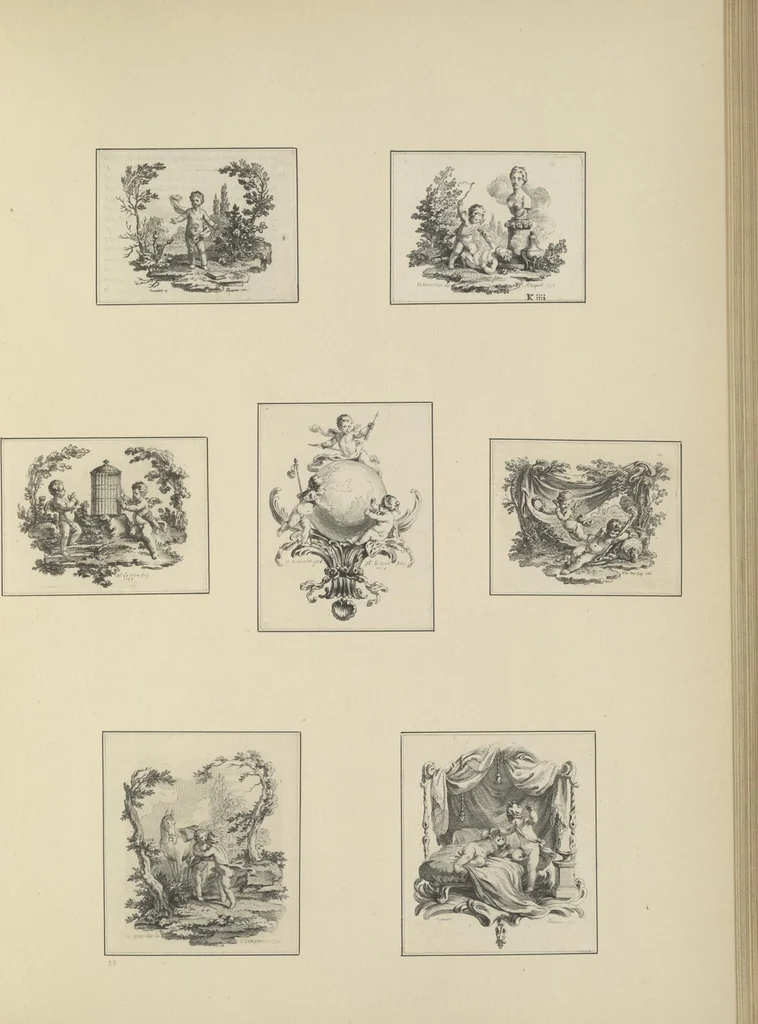 An illustration from Eighteenth century French vignettes and illustrations, 1900, leaf 46