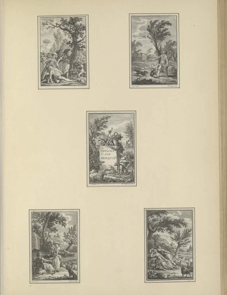 An illustration from Eighteenth century French vignettes and illustrations, 1900, leaf 50