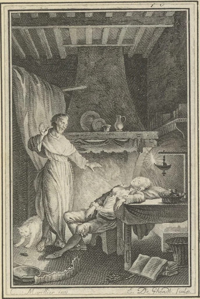 An illustration from Eighteenth century French vignettes and illustrations, 1900, leaf 54