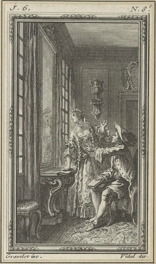 An illustration from Eighteenth century French vignettes and illustrations, 1900, leaf 64