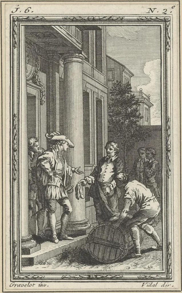 An illustration from Eighteenth century French vignettes and illustrations, 1900, leaf 64