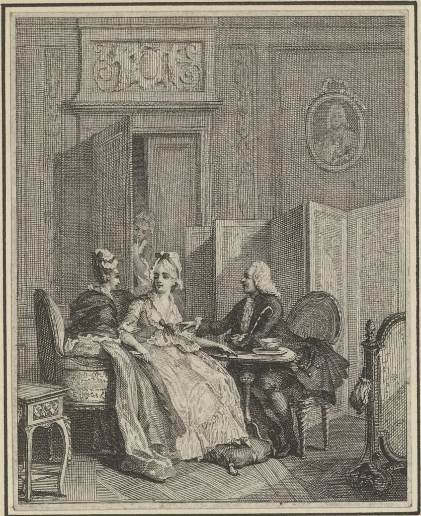 An illustration from Eighteenth century French vignettes and illustrations, 1900, leaf 66