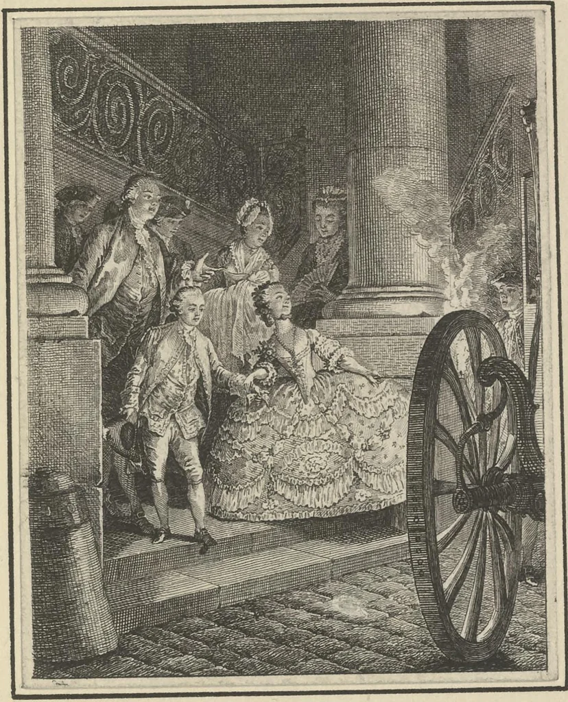 An illustration from Eighteenth century French vignettes and illustrations, 1900, leaf 66