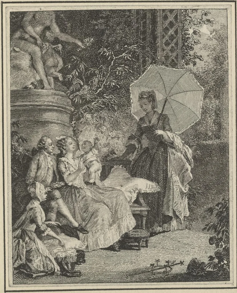 An illustration from Eighteenth century French vignettes and illustrations, 1900, leaf 66