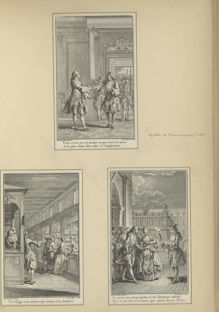 An illustration from Eighteenth century French vignettes and illustrations, 1900, leaf 70