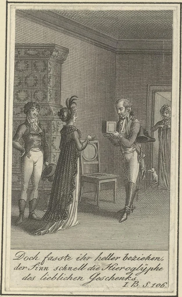 An illustration from Eighteenth century French vignettes and illustrations, 1900, leaf 74