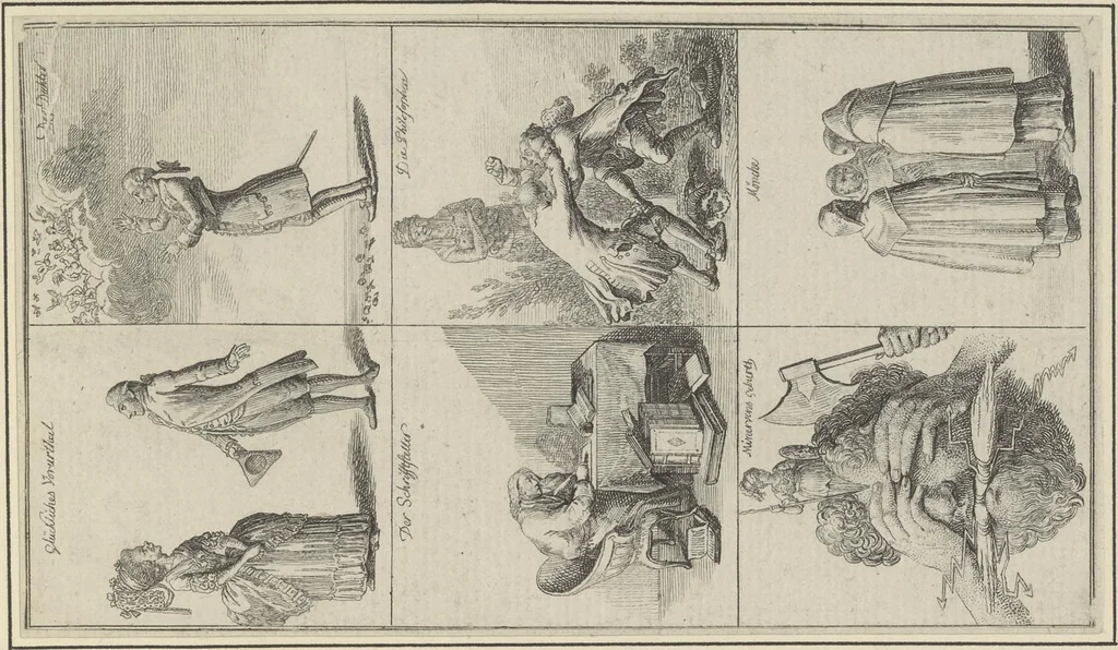An illustration from Eighteenth century French vignettes and illustrations, 1900, leaf 80