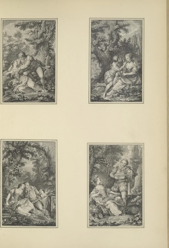 An illustration from Eighteenth century French vignettes and illustrations, 1900, leaf 88