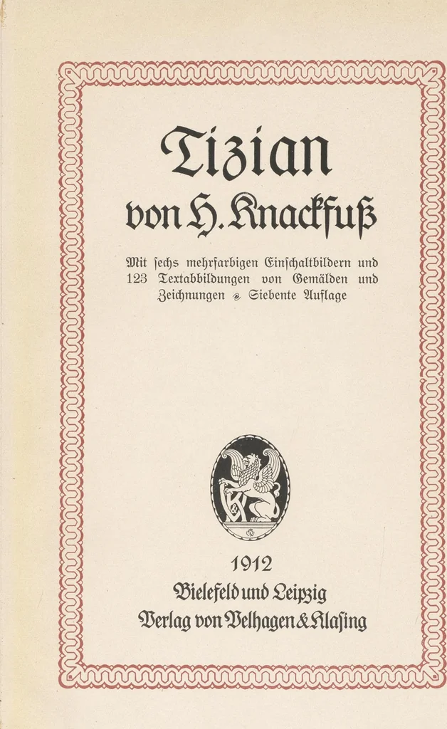 An illustration from Tizian, 1912, leaf 6