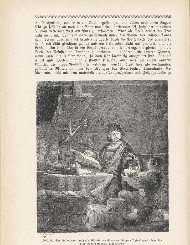 An illustration from Rembrandt, 1911, leaf 100