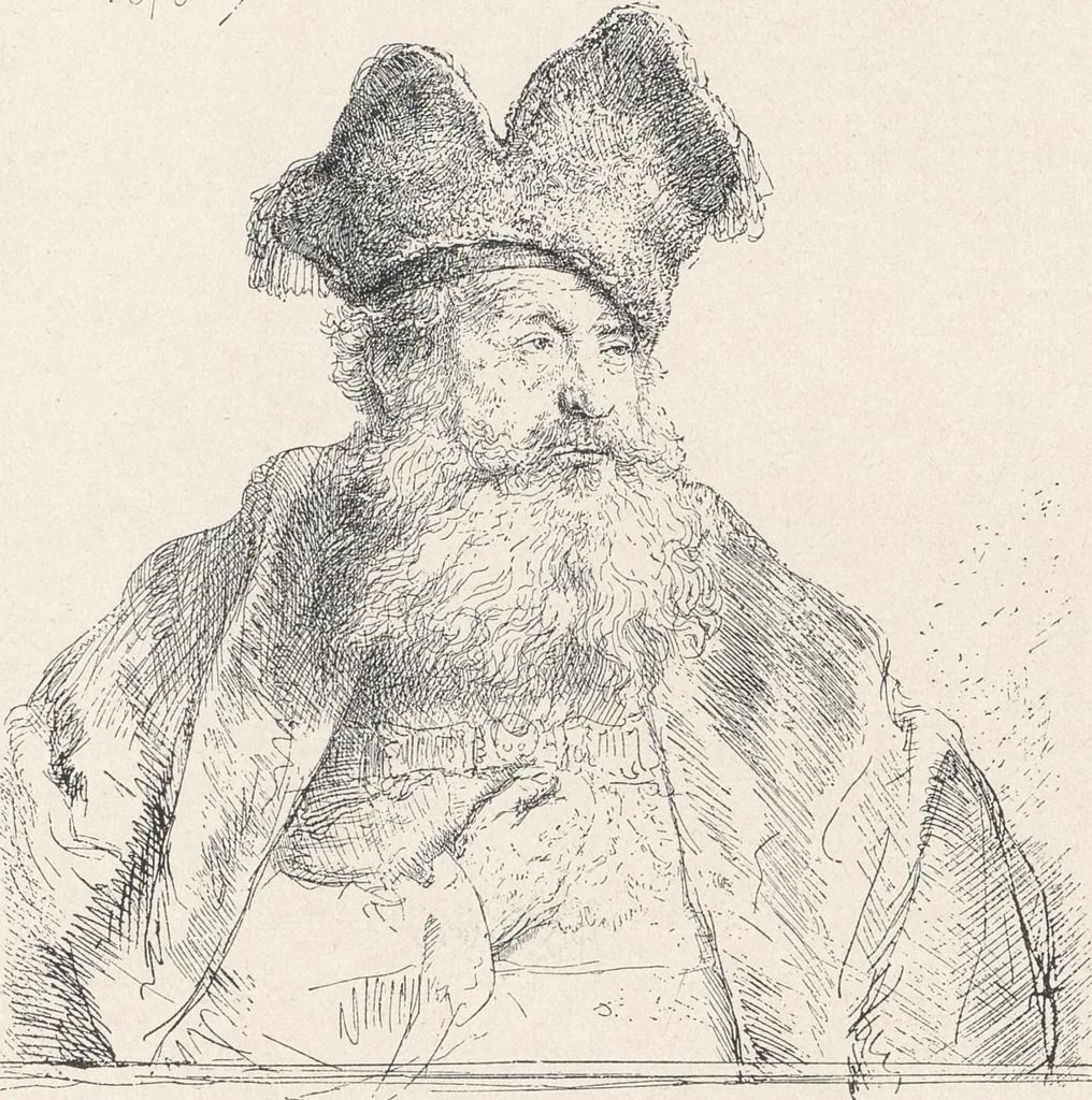 An illustration from Rembrandt, 1911, leaf 102