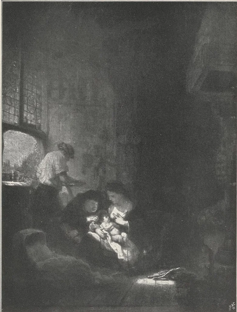An illustration from Rembrandt, 1911, leaf 106