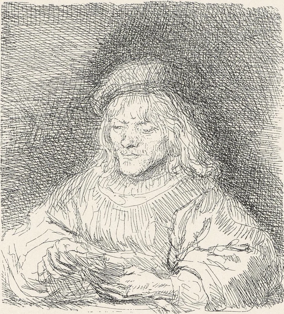 An illustration from Rembrandt, 1911, leaf 110