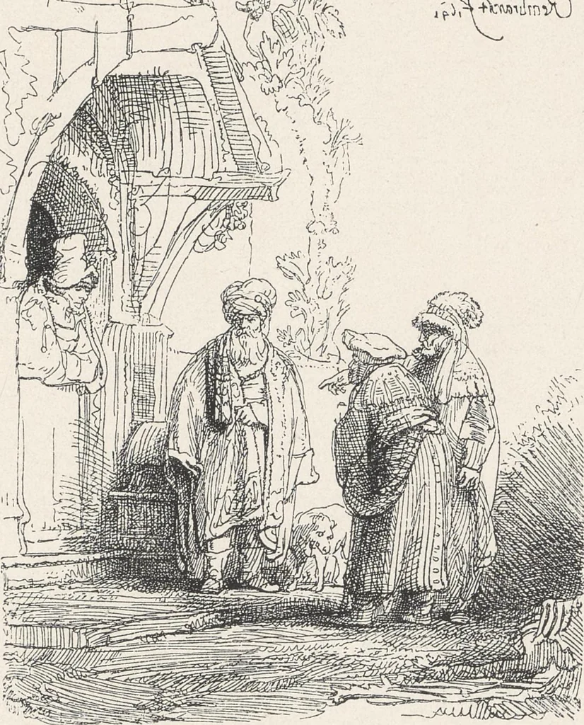 An illustration from Rembrandt, 1911, leaf 114