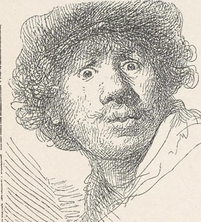 An illustration from Rembrandt, 1911, leaf 12