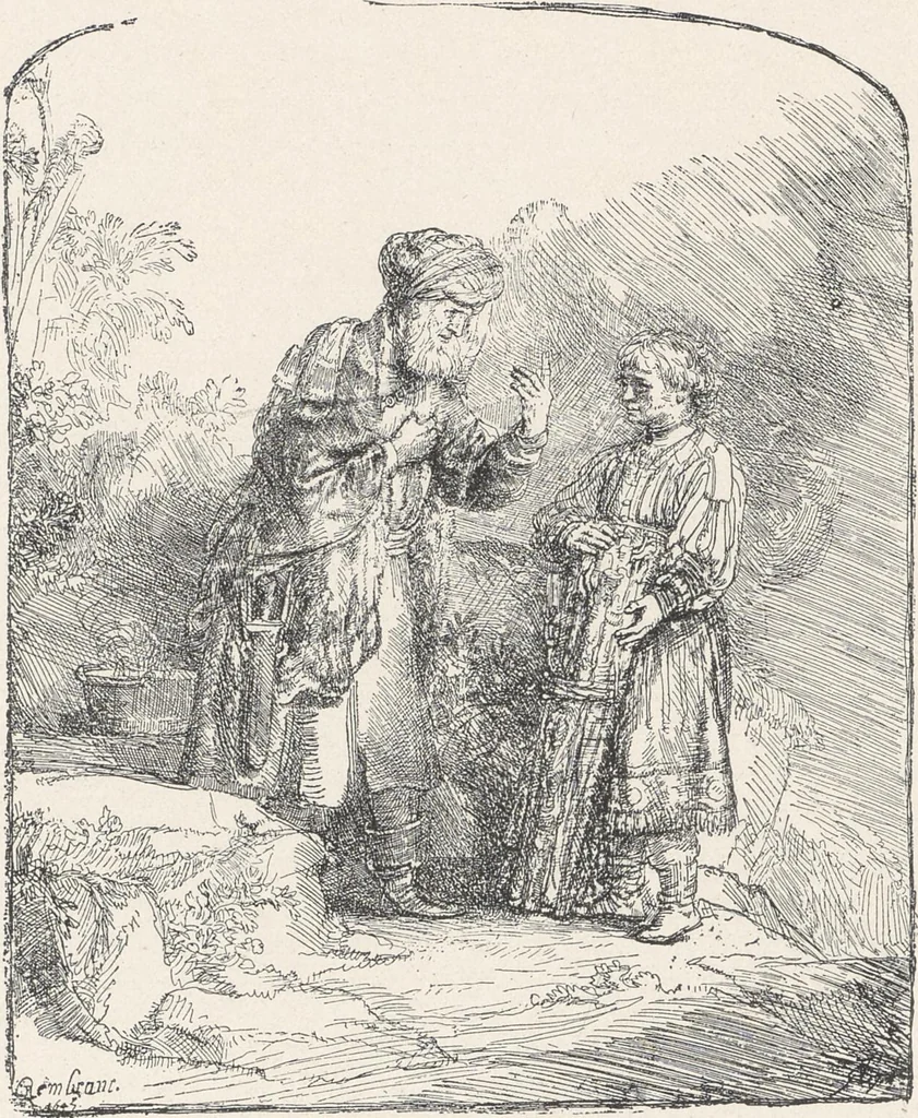 An illustration from Rembrandt, 1911, leaf 124