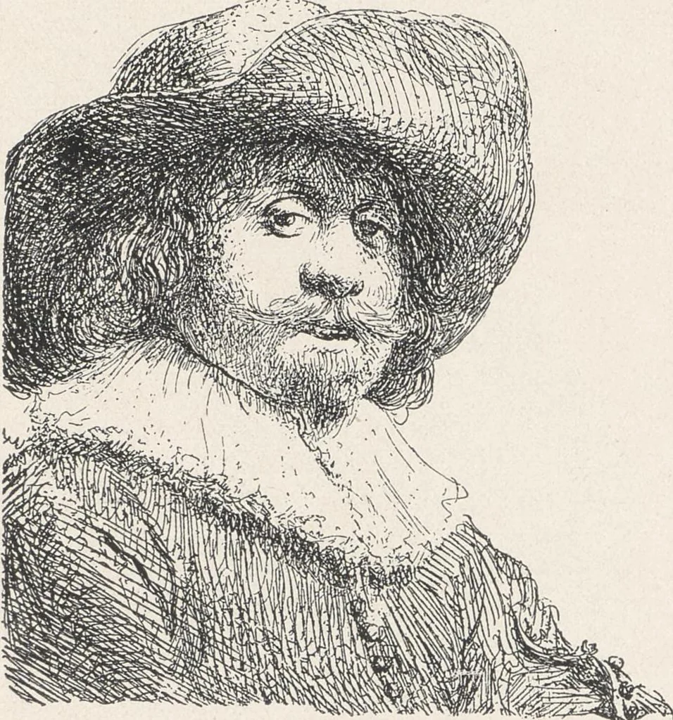 An illustration from Rembrandt, 1911, leaf 13