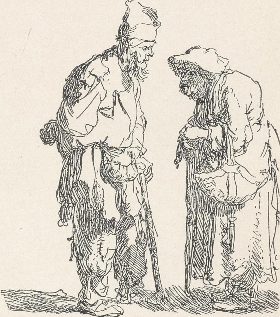 An illustration from Rembrandt, 1911, leaf 13