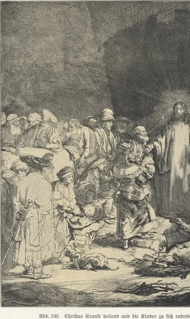 An illustration from Rembrandt, 1911, leaf 136