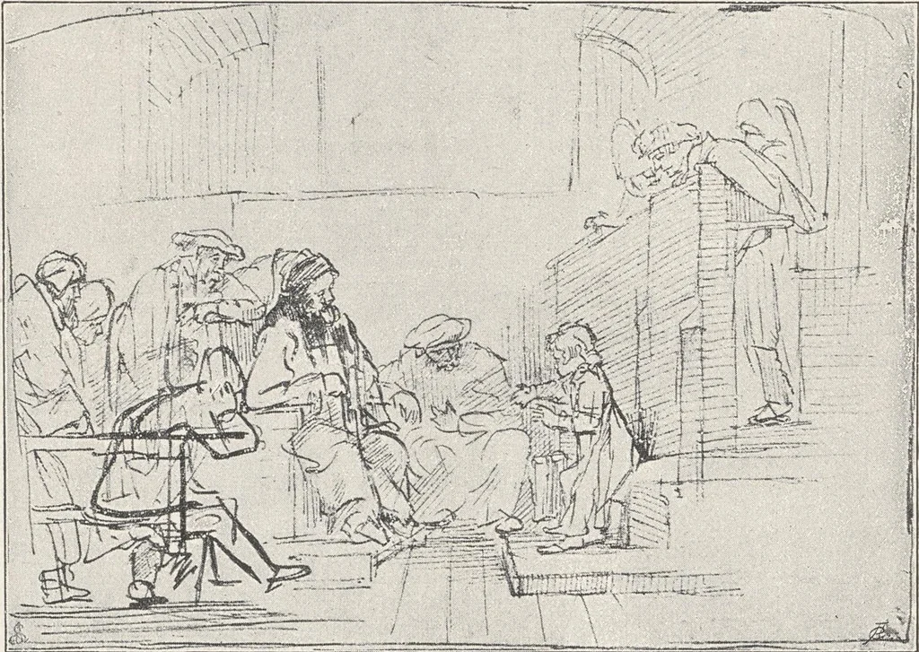An illustration from Rembrandt, 1911, leaf 150