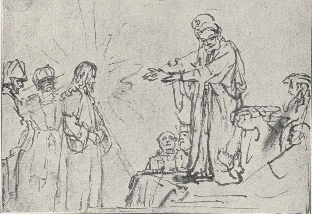 An illustration from Rembrandt, 1911, leaf 152