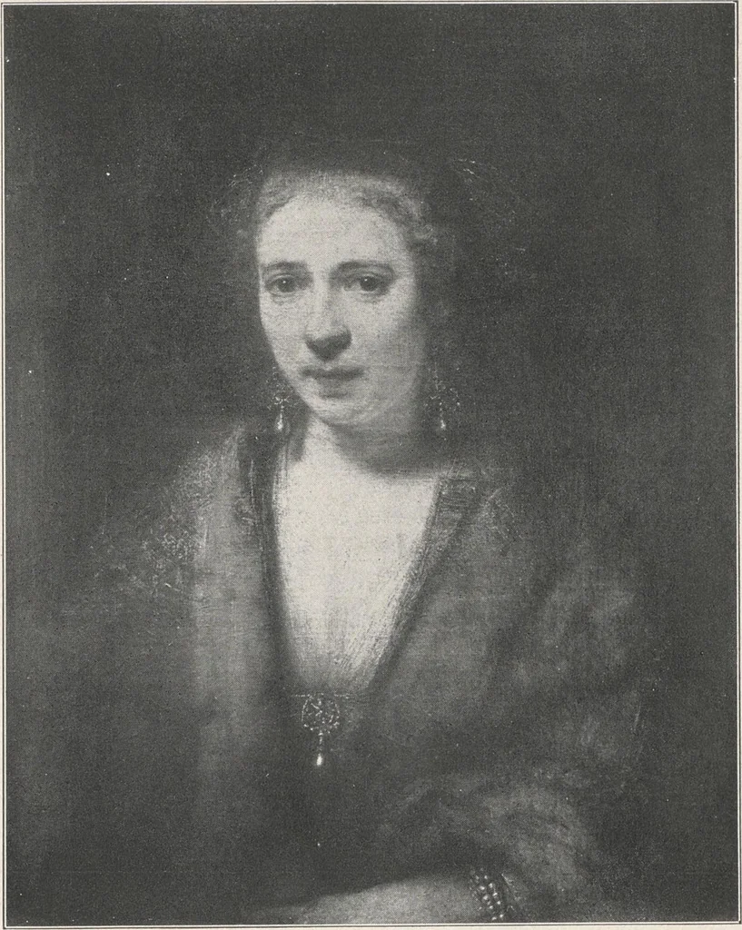 An illustration from Rembrandt, 1911, leaf 153