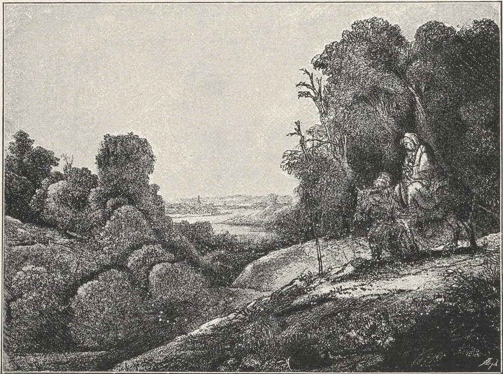 An illustration from Rembrandt, 1911, leaf 154