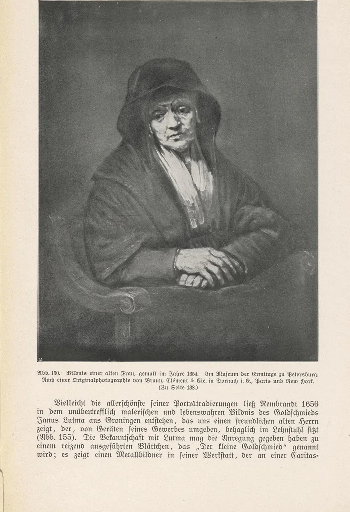 An illustration from Rembrandt, 1911, leaf 161