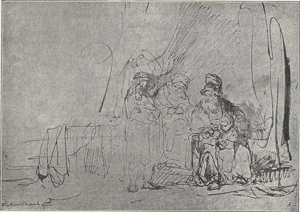 An illustration from Rembrandt, 1911, leaf 20