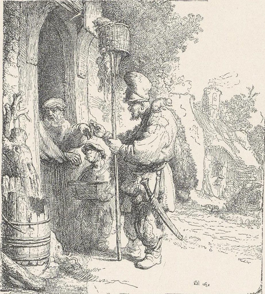 An illustration from Rembrandt, 1911, leaf 25