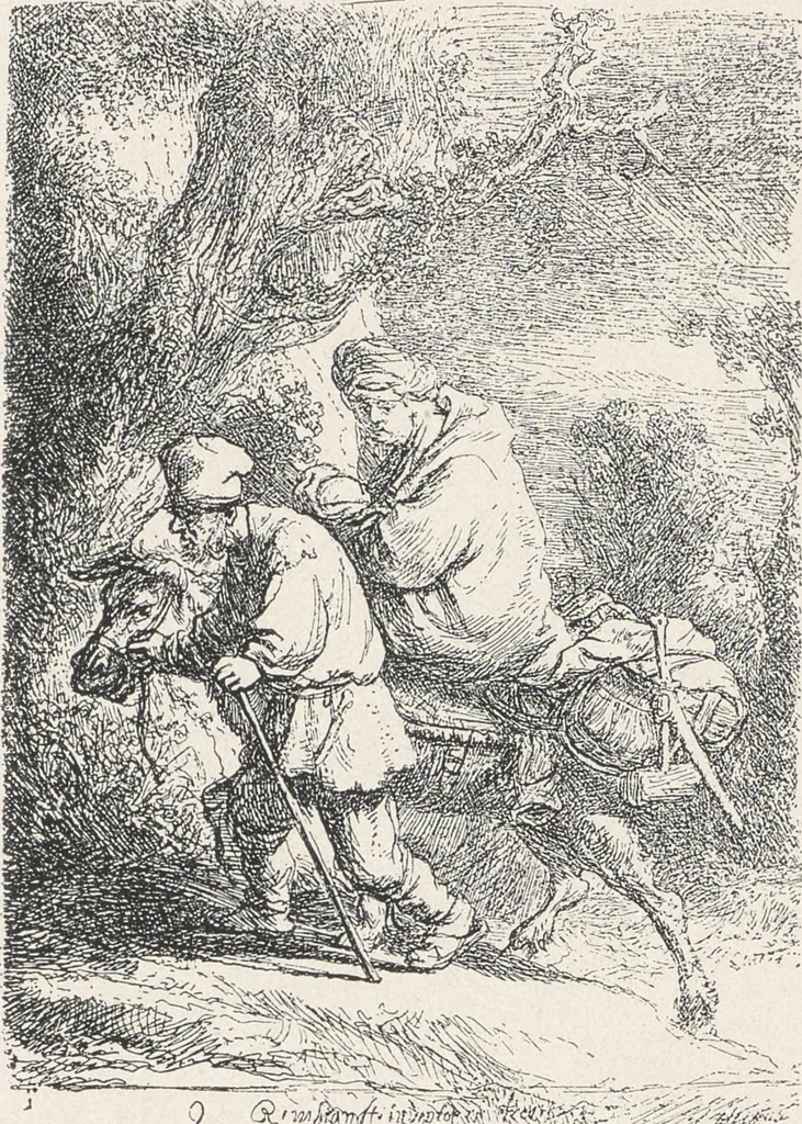 An illustration from Rembrandt, 1911, leaf 31