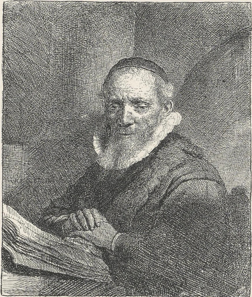 An illustration from Rembrandt, 1911, leaf 35