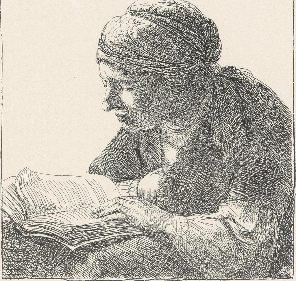 An illustration from Rembrandt, 1911, leaf 49