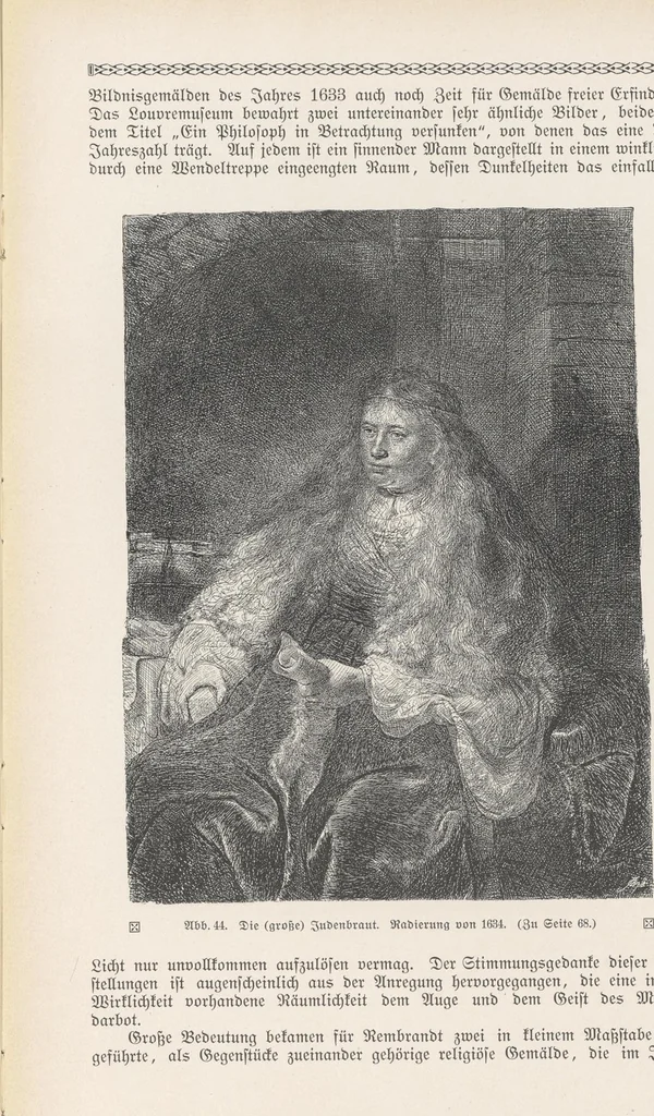 An illustration from Rembrandt, 1911, leaf 50