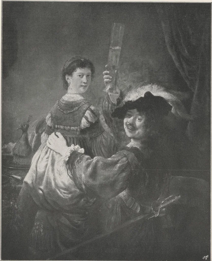 An illustration from Rembrandt, 1911, leaf 52