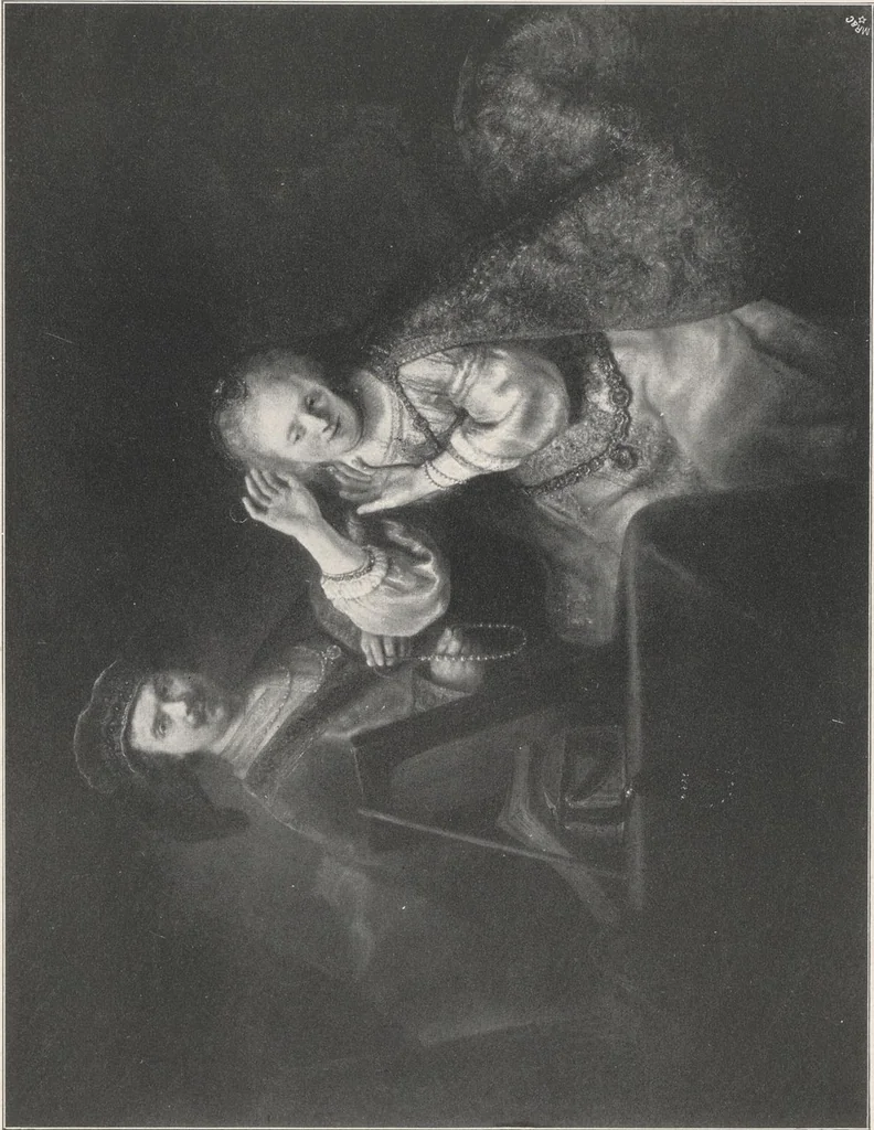 An illustration from Rembrandt, 1911, leaf 54