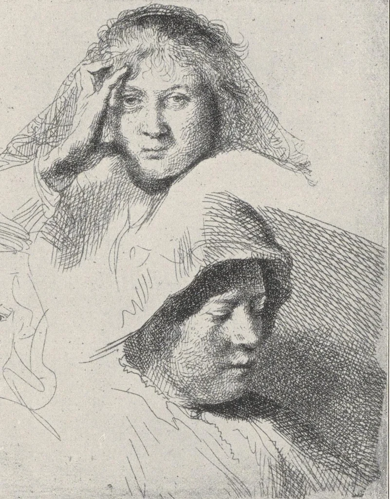 An illustration from Rembrandt, 1911, leaf 56
