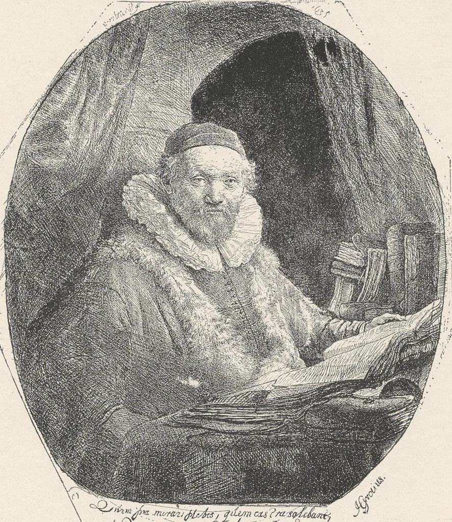 An illustration from Rembrandt, 1911, leaf 61
