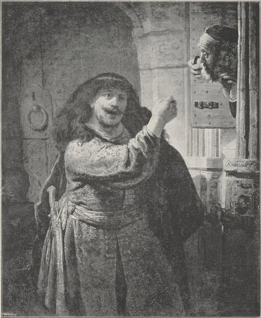 An illustration from Rembrandt, 1911, leaf 62