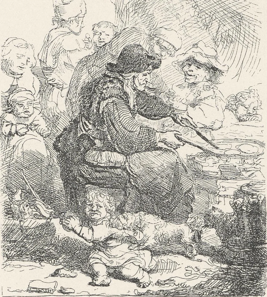 An illustration from Rembrandt, 1911, leaf 63