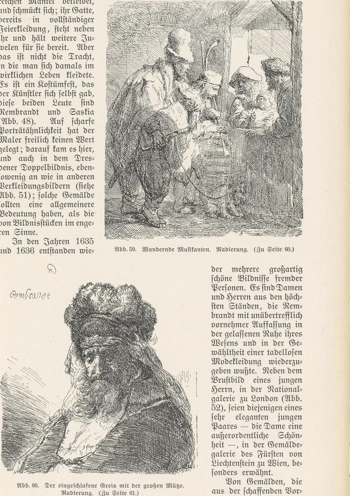 An illustration from Rembrandt, 1911, leaf 65