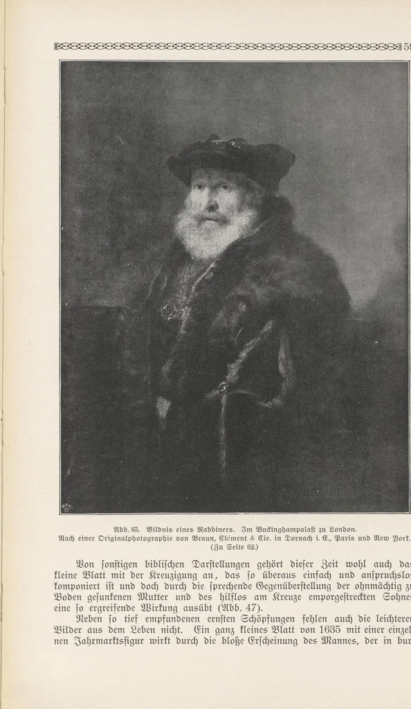 An illustration from Rembrandt, 1911, leaf 70