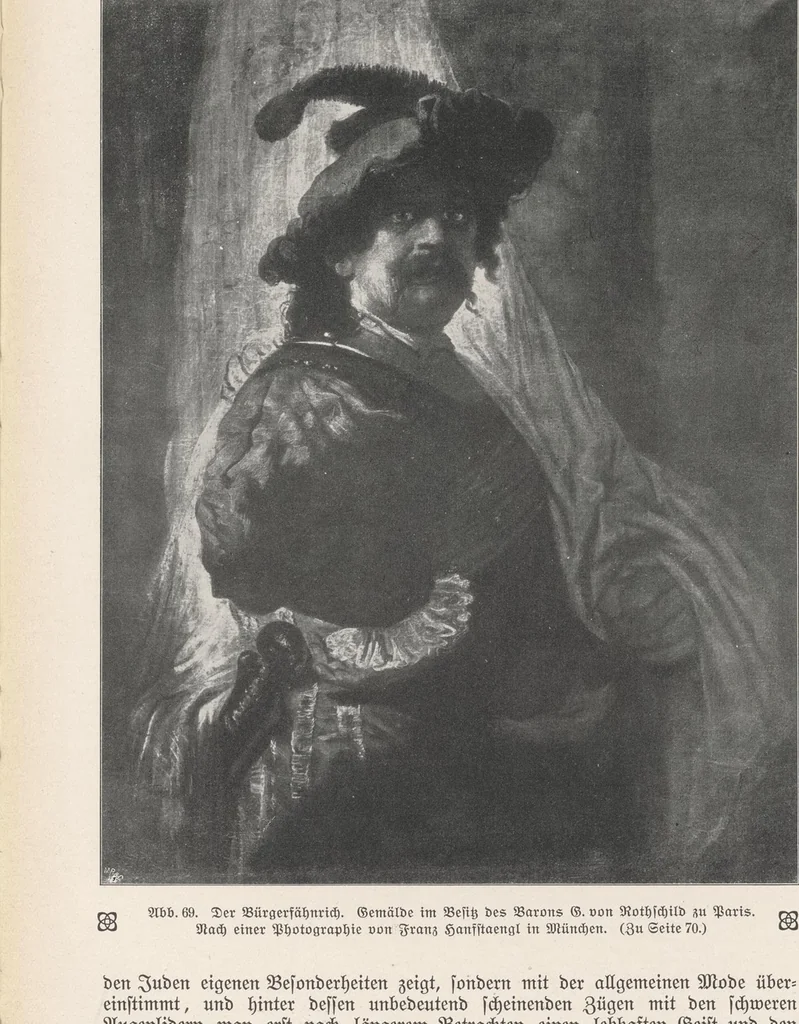 An illustration from Rembrandt, 1911, leaf 74