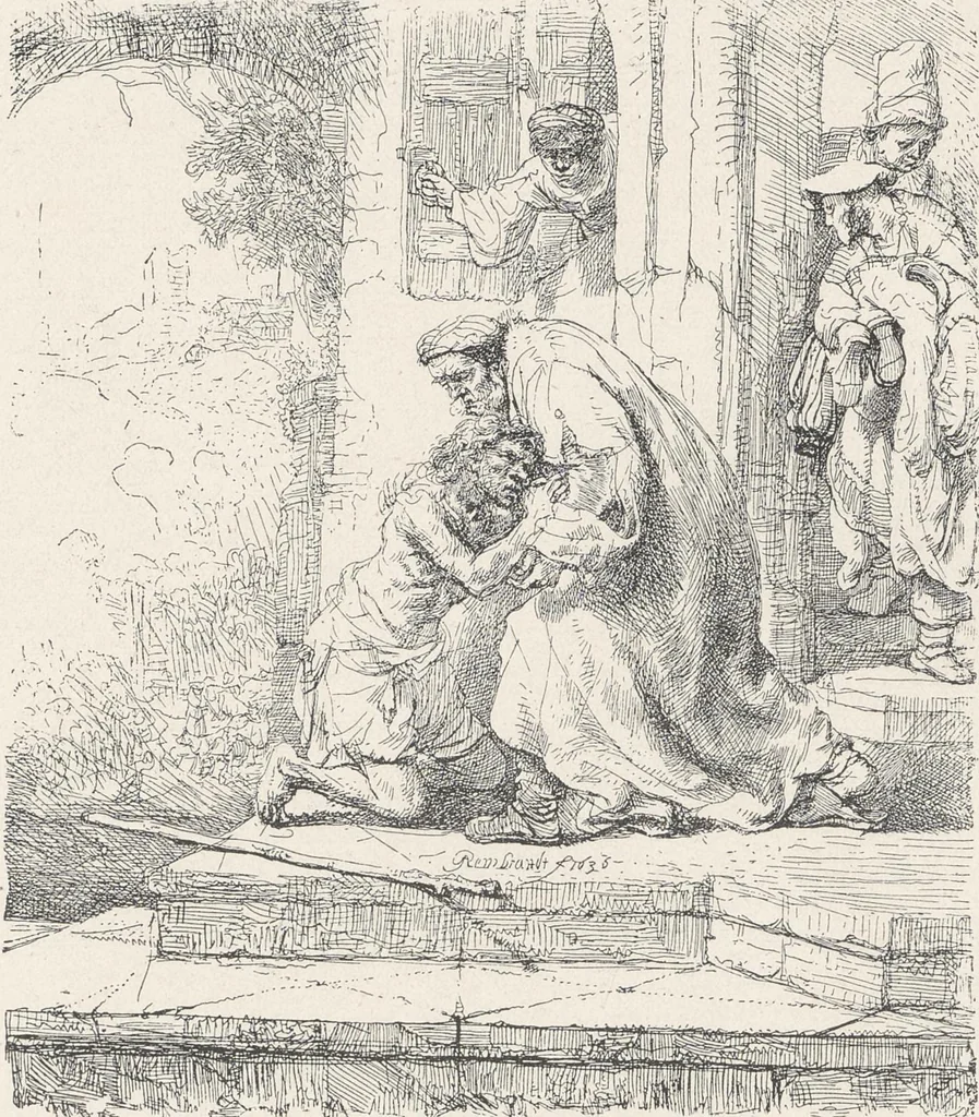 An illustration from Rembrandt, 1911, leaf 75