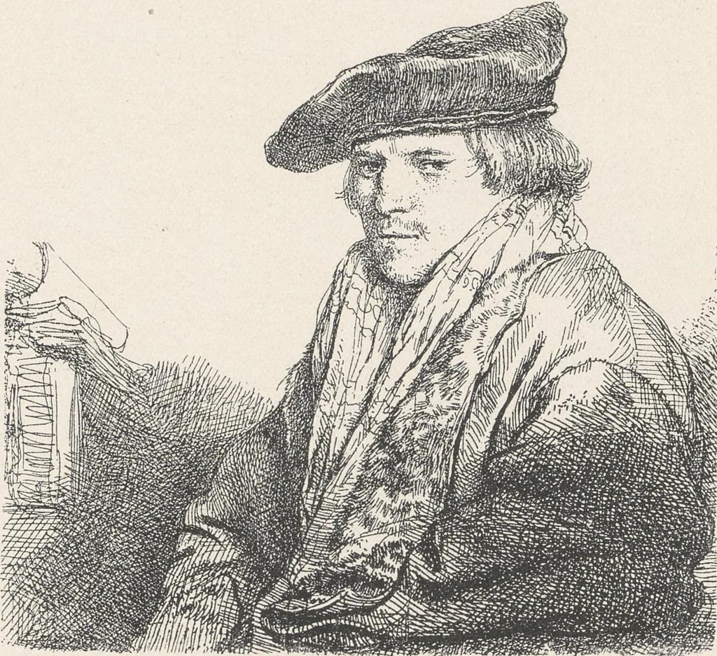 An illustration from Rembrandt, 1911, leaf 77