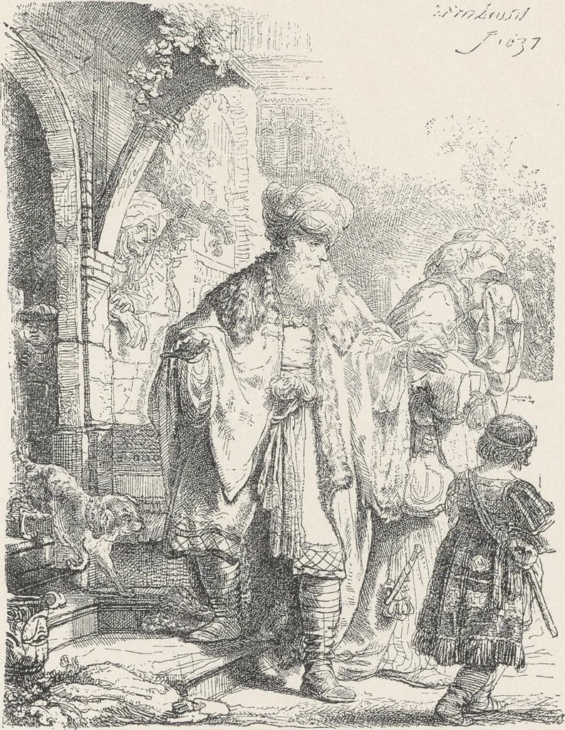 An illustration from Rembrandt, 1911, leaf 80