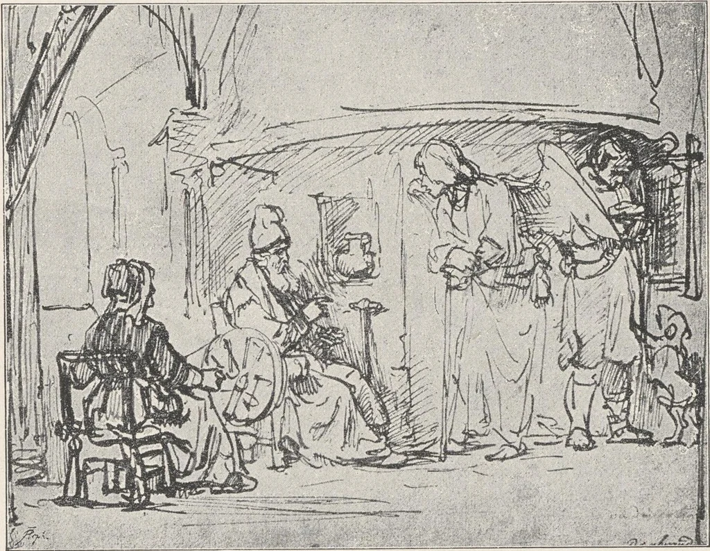 An illustration from Rembrandt, 1911, leaf 82